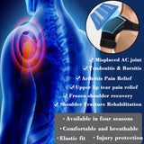 VISKONDA Shoulder Brace Sling Immobilizer and Compression Sleeve,Rotator Cuff Injury Supports for AC Joint Pain Relief,Arm Stability,Tear,Bursitis,Swelling,Tendonitis,for Men and Women (Small)
