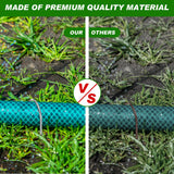 Tandefio 100 Packs Drip Irrigation Tubing Stakes 6 Inch Garden Pins Landscape Staples Securing Pegs Galvanized Lawn Yard U Pegs for Hose, Chicken Wire, Weed Barrier Fabric, Dog Fence