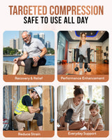 TheraCopper Copper Knee Brace for Men & Women (2 Pack) — Non-Slip Compression Copper Knee Sleeve for Arthritis, Knees Pain Relief, Swelling, Anti inflammatory and Recovery Support (X-Large)