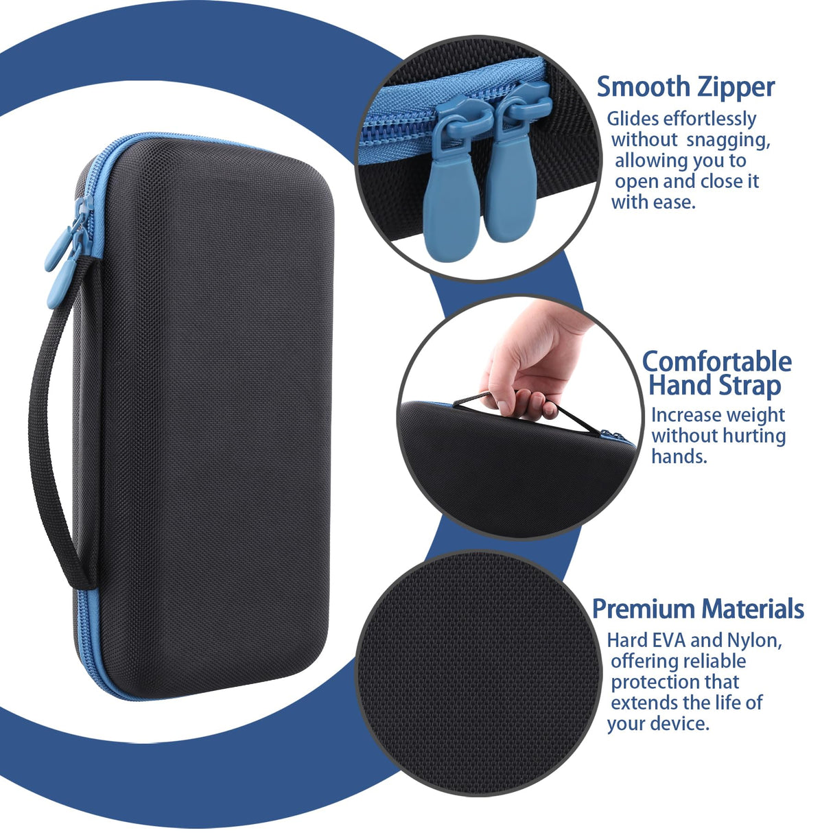 co2CREA Hard Case for Zoom LiveTrak L-6 / L6 Digital Mixer, Portable Travel Storage Bag with Zippered Mesh Pocket, Shockproof EVA Shell and Soft Lining, Fits Cables and Accessories (Case Only)