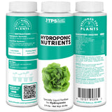 Hydroponic Nutrients for Edible Plants, One Part Complete Liquid Plant Food for Hydroponic Systems, 32 oz (1 Quart)