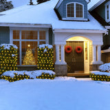 BlcTec Christmas Lights Outdoor 360 LED 9.8ft x 6.6ft Christmas Net Lights with 8 Modes, UL Certified, Timer, Connectable, Waterproof for Bushes, Shrubs, Yard Outdoor Xmas Decorations, Warm White