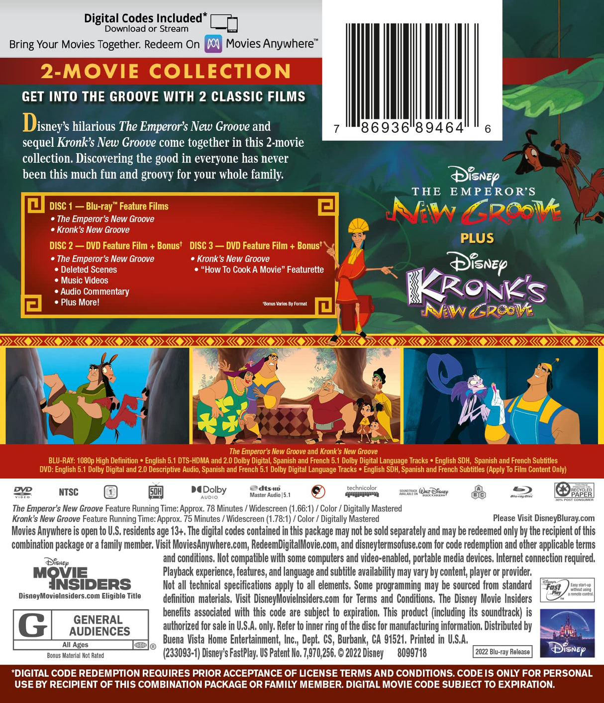 The Emperor's New Groove [Blu-ray]
