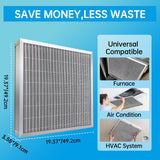 UBeesize 20x20x4 Reusable Electrostatic Air Filter HVAC AC Furnace Filter,Washable, Lasts a Lifetime,Permanent Air Filter,Breathe Fresher,Home And Office(Actual Size:19.37x19.37x3.58In)