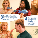 Sounds Fishy: Funny Bluffing Trivia Board Game for Families, 4-10 Players