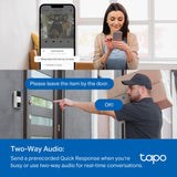 Tapo 2K Wireless Smart Video Doorbell with Chime - 160° Ultra-Wide View,Person Detection, Ring Call, 2-Way Audio, Subscription-Free Local Storage/Optional Cloud, Motion Only Alert, D210