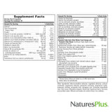 Natures Plus Source of Life - 180 Capsules - Multivitamin & Mineral Supplement - Supports Natural Energy & Overall Well-Being - Gluten Free, Vegetarian - 20 Servings