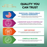 Thyroid Support for Women - Astragalus | Selenium 200 mcg | Zinc & Iodine | L-Tyrosine | Adaptogen Herbs - 21-in-1 Antioxidant & Immune Support - Vegan, Non-GMO, Lab Tested - 60 Capsules, Made in USA