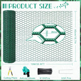 32.8ftx16In Plant Protectors from Animals,Plant Cages for Outdoor Plants