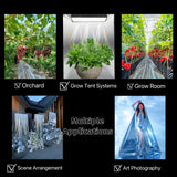Ghguole Highly Reflective Mylar Film Roll 4FT x 30FT,2 Mil Silver,for Outdoor Indoor Grow,Room Decoration,Scene Arrangement, Art Photography