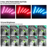 Grow Light for Indoor Plants, 5-Head Full Spectrum LEDPlant Light with 3 Light Modes, 10 Brightness Levels, Remote Control, Height Adjustable 29-61Inch Growing Lamp for Seedlings,Flowers (5head)