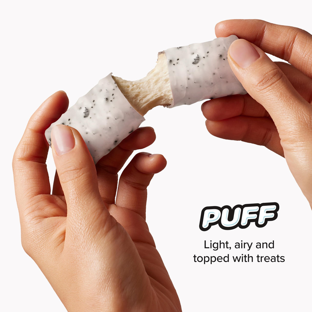 Built Bar, Puff Protein Bars, Cookies 'N Cream Puff, 17g Protein Snacks, On-The-Go Bars, Only 140 Calories, 7g Sugar, Collagen, Not Gluten Free, 12 Count