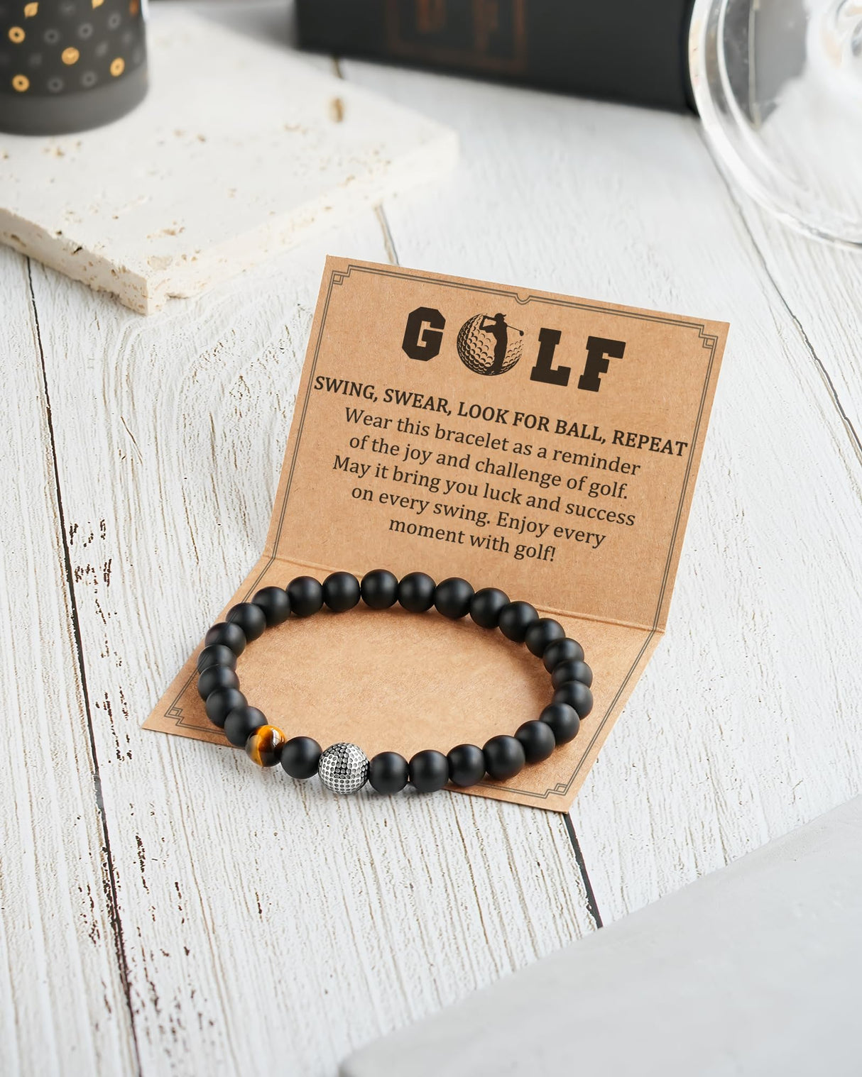 Golf Gifts for Men Stocking Stuffers Golf Bracelet Accessories Gift for Men