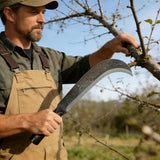 Heavy Duty Machete Billhook Sickle Knife for Cutting Trees for Yard Work Machetes Japanese Weeding Sickle for clearing Brush Garden Tools Axe Construction Blade Outdoor Additional Handle can be Added