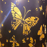 Butterfly Solar Lanterns Outdoor Hanging, Hollowed-Out Metal Waterproof LED Garden Decor Light for Patio Yard Pathway Lawn Front Porch, Christmas Thanksgiving Birthday Gifts for Women Mom Grandma