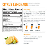 Isopure Clear Whey Isolate Protein Powder Infusions, Lactose Free, Gluten Free, Naturally Flavored, Citrus Lemonade, 20g Protein Per Serving, 1.9 Lb, 36 Servings