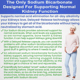 Sodium Bicarbonate 650 Mg Tablets - Delayed Release for Normal Kidney Function - Baking Soda Tablets, Sodium Pills, Bicarbonato De Sodio para Tomar, Bicarbonate of Soda - 30 Capsules