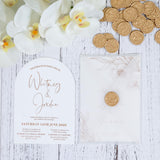 UNIQOOO Wax Seal Stickers - 3D Magnolia Wedding Invitation Envelope Botanical Seal Stickers, 100 Pcs Self-Adhesive Light Gold Stickers, Perfect for Invitations, Christmas, Gift Wrapping, Parties