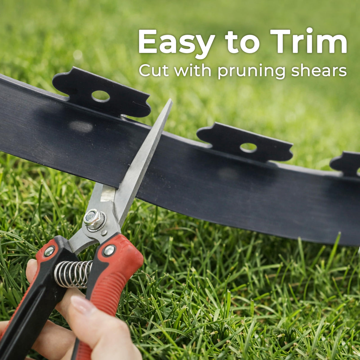 Gardzen 1.5" x100' Landscape Edging Kit with 120 Spikes