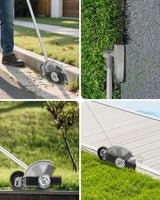 Upgraded Edger Lawn Tool 9" 2T Cutting Blade Lawn Edger Attachment up to 2.2" Depth Adjustable Widely Compatible