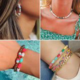 Friendship Bracelet Kit, 14,000pcs 48 Colors Clay Beads for Jewelry Making