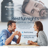 Natural Flow 4X Magnesium Supplement, Magnesium Glycinate, Taurate, Malate, Orotate Complex, Calm Sleep and Cramp Support Blend, No Mag Citrate or Oxide, 120 Capsules