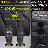 BeatBoost Adjustable Weighted Vest Set 20 lb with Wrist and Ankle Weights for Men Women Weight Vest with Steel Plates Weights for Walking Strength Training Running Workout