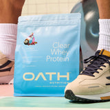 Oath Nutrition Clear Whey Isolate Protein Powder, Coco Razz, 20g Complete Protein per Serving, No Added Sugar, Grass-Fed, 18 Servings