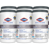 Clorox Healthcare VersaSure Cleaner Disinfectant Wipes, 6" x 5", 150 Count Canister, Pack of 6 (Package May Vary)