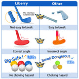Liberry Toddler Golf Clubs Set Toy for 1 2 3 4 Years Old Boys Girls, Blue