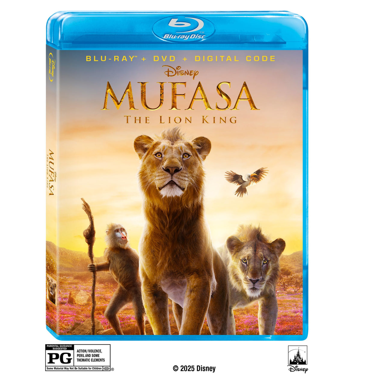 Mufasa: The Lion King - Blu-ray + DVD + Digital
