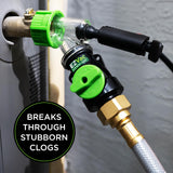Sediment Gone™ Water Heater Sediment Removal Tool – Flushes, Cleans & Breaks Up Sediment Clogs in Electric or Gas Water Heaters – Easy DIY Water Heater Cleaning Tool