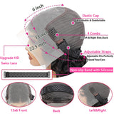 30 Inch Deep Wave Lace Front Wigs Human Hair Pre Plucked 13x6 HD Lace Front Curly Wigs Human Hair 200% Density Glueless Frontal Wigs Human Hair with Baby Hair Curly Wigs for Women Natural Black