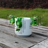 LithosKryos 3 PCS Playful Frog Statues Pot Hugger Decorations for Plant, Miniature Frog Figurines,Women Gifts,Garden Decor Outdoor, Suitable for Flower, Courtyard and Lawn Decorations