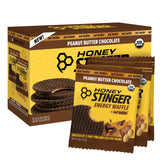 Honey Stinger Organic Peanut Butter Chocolate Waffle, Energy Stroopwafel for Exercise, Endurance and Performance, Sports Nutrition for Home & Gym, Pre & During Workout, 16.96 Ounces (Pack of 16)