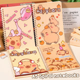 Fimibuke Kids School Supplies for Girls, 36PCS Cute Capybara Stationery Set with Pencil Case Gel Pens Pencils Stickers Notebooks Sticky Note Kawaii Birthday Christmas Gifts for Kindergarten Elementary