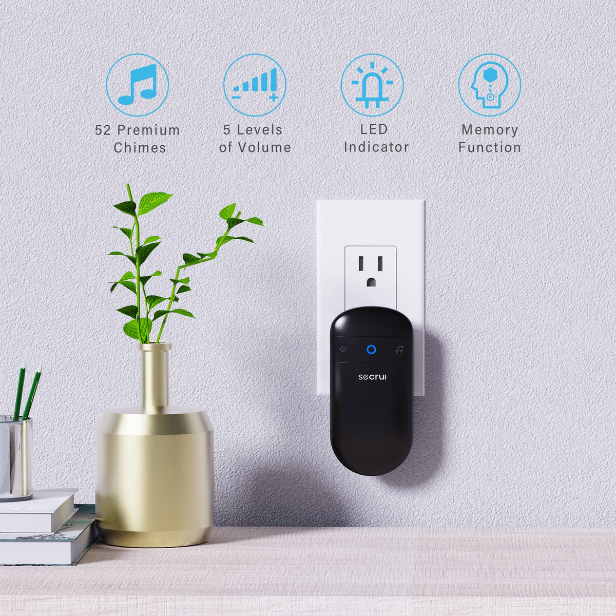 Door Chime, Door Sensor Chime for Door Opens – Door Ringer with 500ft ...