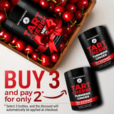 [Ultra Strength] Tart Cherry Gummies Extract with Turmeric & Ginger - Natural Tart Cherry Supplement for Uric Acid Cleanse Support & Recovery Gummies