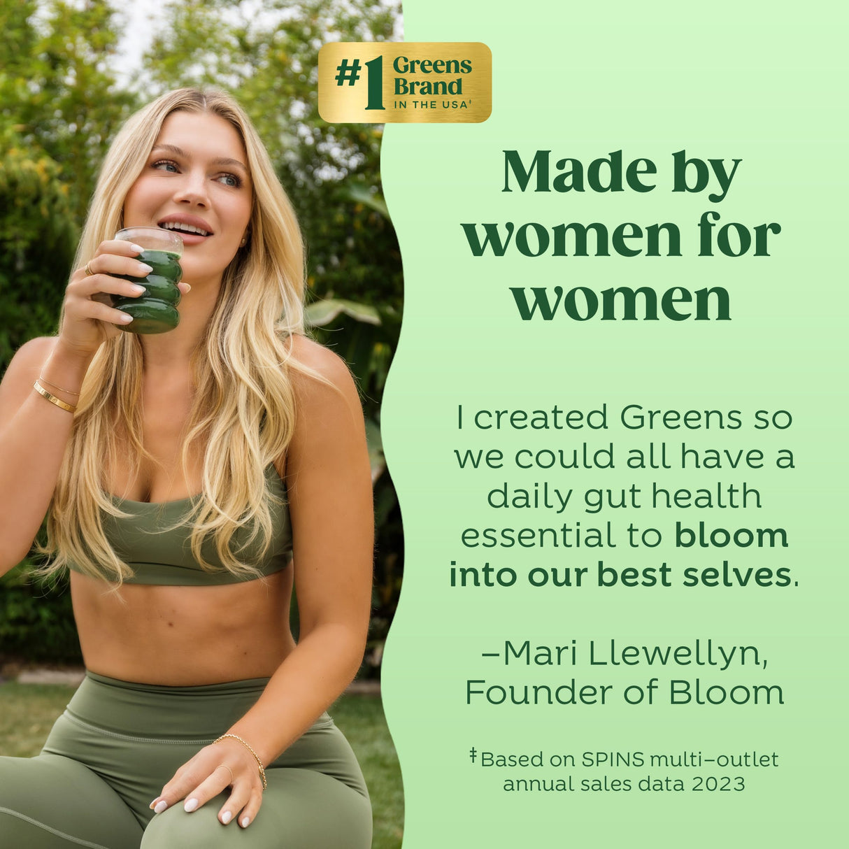 Bloom Nutrition Superfood Greens Powder, Digestive Enzymes with Probiotics and Prebiotics, Gut Health, Bloating Relief for Women, Chlorella, Green Juice Mix with Beet Root, 25 SVG, Spiced Cranberry
