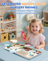 KOKODI Talking Pen Books Set, Interactive Audio Nursery Rhymes with Learning Pen, Educational Sensory Toy, Early Learning Gift for Toddlers Kids, Birthday & Christmas Gifts for Boys Girls Age 2-6