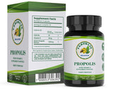 Propolis Health Propolis Capsules 1000mg-Daily with Vitamin E Per dose - Pure Brazilian Green Propolis Extract - Immune Booster 50 Days Supply -100 Capsules