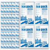 ICE OWL Dry Ice Packs for Shipping Non-Stick for Food Double-Sided Absorption TUV and SGS Tests Long Lasting Shipping Cold Packs 20 Sheets 14"x8.7" 20x4 for Coolers Lunch Bags 80Cells