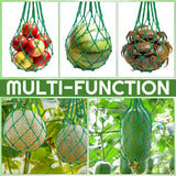 Hoemwarm 30 Pcs Watermelon Net Holder with 100 Cable Zip Ties, Heavy Duty Trellis Hammock Net Melon Support Holder Keep Watermelon Off of The Ground, Holds up to 22 Lbs
