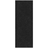 Ottomanson Hallway Runner Rug 2' x 6' Durable Non-Slip Mat with Scraper Pile for Indoor & Outdoor Use - Ideal for Kitchen, Entryway, Patio & Garage - High-Traffic Carpet, Black