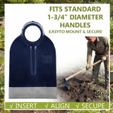 Lanties Hoe Head 1.6 lb, 4-1/2" Blade Width, 1-3/4" Diameter Hole, Grub Hoe Head Garden Steel Tool for Tough Soil, Garden Hacking, Landscaping, Farming or Yard Work, No Handle Included(Blue,1 Pcs)