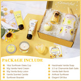 Gifts for Women,Bath and Body Gift 10 pcs Warm Vanilla Self Care Set for Friends,Her,Bestie,Mom,Wife Christmas Birthday Gifts
