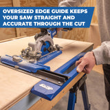 Kreg KMA2400 Rip-Cut Circular Saw Guide - Cutting Tool - Guide is Best for Regular (Side-Blade) Circular Saw - Ensure Compatibility Before Use - Woodworking Tools for Home Improvement