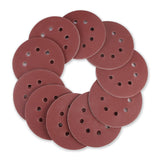 WORKPRO 100-Piece 220 Grit Sanding Discs - 5-Inch 8-Hole Hook and Loop Sandpaper for Random Orbital Sander (Not for Oscillating Tools or Mouse Sander)