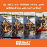 EZ Smart Mini Gutter Rake - Tool Only - Clean Gutters Without a Ladder