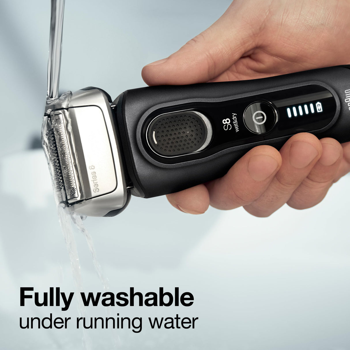 Braun Series 8 83M Electric Shaver Head Replacement Cassette, Silver